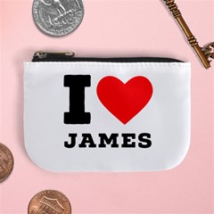 I Love James Mini Coin Purse by ilovewhateva