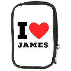 I Love James Compact Camera Leather Case by ilovewhateva