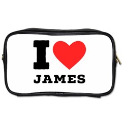 I Love James Toiletries Bag (one Side) by ilovewhateva