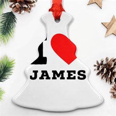 I Love James Ornament (christmas Tree)  by ilovewhateva