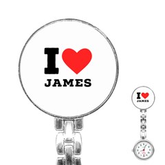 I Love James Stainless Steel Nurses Watch by ilovewhateva