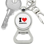 I love Daniel Bottle Opener Key Chain Front