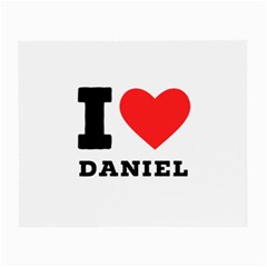 I Love Daniel Small Glasses Cloth (2 Sides) by ilovewhateva