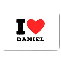 I Love Daniel Large Doormat by ilovewhateva