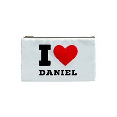 I Love Daniel Cosmetic Bag (small) by ilovewhateva