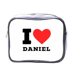 I Love Daniel Mini Toiletries Bag (one Side) by ilovewhateva