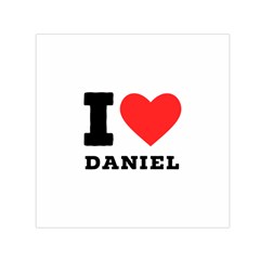 I Love Daniel Square Satin Scarf (30  X 30 ) by ilovewhateva