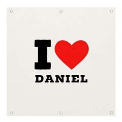 I Love Daniel Banner And Sign 4  X 4  by ilovewhateva