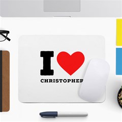 I Love Christopher  Small Mousepad by ilovewhateva