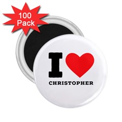 I Love Christopher  2 25  Magnets (100 Pack)  by ilovewhateva