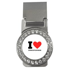 I Love Christopher  Money Clips (cz)  by ilovewhateva