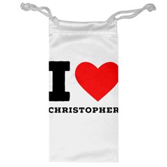 I Love Christopher  Jewelry Bag by ilovewhateva