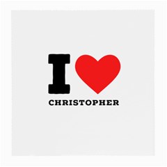 I Love Christopher  Medium Glasses Cloth by ilovewhateva