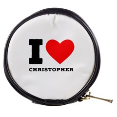 I Love Christopher  Mini Makeup Bag by ilovewhateva