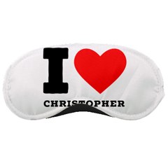 I Love Christopher  Sleeping Mask by ilovewhateva