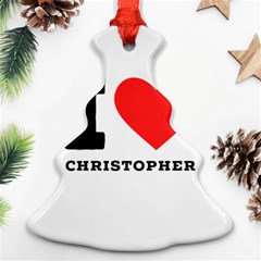 I Love Christopher  Ornament (christmas Tree)  by ilovewhateva