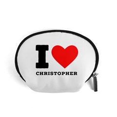 I Love Christopher  Accessory Pouch (small) by ilovewhateva