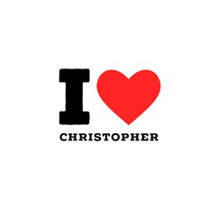 I Love Christopher  Satin Wrap 35  X 70  by ilovewhateva