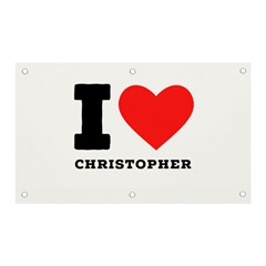 I Love Christopher  Banner And Sign 5  X 3  by ilovewhateva