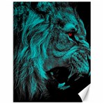 Angry Male Lion Predator Carnivore Canvas 12  x 16  11.86 x15.41  Canvas - 1