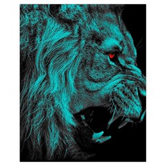 Angry Male Lion Predator Carnivore Drawstring Bag (Small)