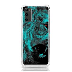 Angry Male Lion Predator Carnivore Samsung Galaxy S20 6.2 Inch TPU UV Case