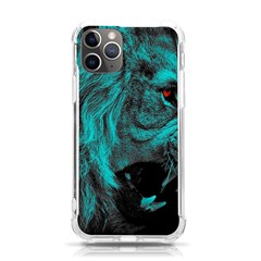 Angry Male Lion Predator Carnivore iPhone 11 Pro 5.8 Inch TPU UV Print Case