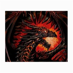 Dragon Fire Small Glasses Cloth (2 Sides) by Semog4