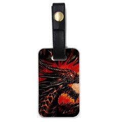 Dragon Fire Luggage Tag (one Side) by Semog4