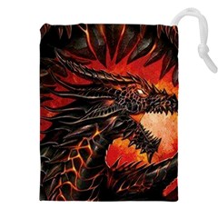 Dragon Fire Drawstring Pouch (5xl) by Semog4