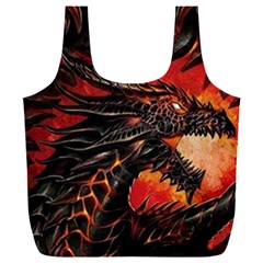 Dragon Fire Full Print Recycle Bag (xxl) by Semog4