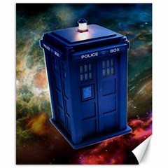 The Police Box Tardis Time Travel Device Used Doctor Who Canvas 8  X 10  by Semog4