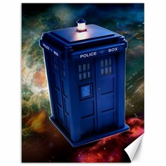 The Police Box Tardis Time Travel Device Used Doctor Who Canvas 18  X 24  by Semog4