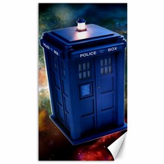 The Police Box Tardis Time Travel Device Used Doctor Who Canvas 40  X 72  by Semog4