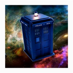 The Police Box Tardis Time Travel Device Used Doctor Who Medium Glasses Cloth by Semog4