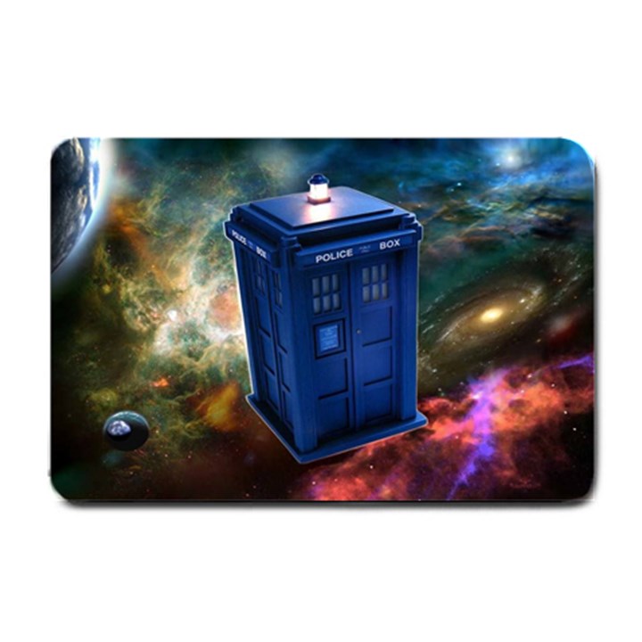 The Police Box Tardis Time Travel Device Used Doctor Who Small Doormat