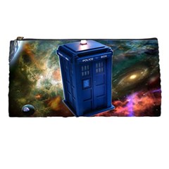 The Police Box Tardis Time Travel Device Used Doctor Who Pencil Case by Semog4