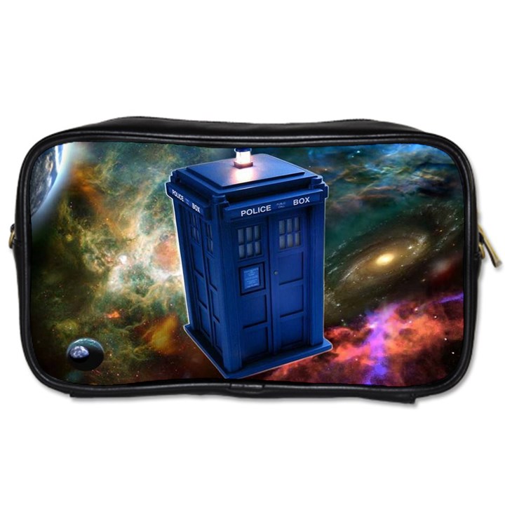 The Police Box Tardis Time Travel Device Used Doctor Who Toiletries Bag (Two Sides)