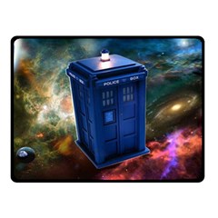 The Police Box Tardis Time Travel Device Used Doctor Who Two Sides Fleece Blanket (small) by Semog4