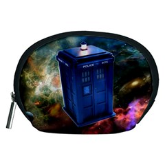 The Police Box Tardis Time Travel Device Used Doctor Who Accessory Pouch (medium) by Semog4