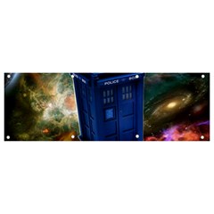 The Police Box Tardis Time Travel Device Used Doctor Who Banner And Sign 9  X 3  by Semog4