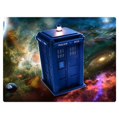 The Police Box Tardis Time Travel Device Used Doctor Who Two Sides Premium Plush Fleece Blanket (extra Small) by Semog4