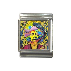 Psychedelic Rock Jimi Hendrix Italian Charm (13mm) by Semog4