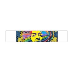 Psychedelic Rock Jimi Hendrix Premium Plush Fleece Scarf (mini) by Semog4