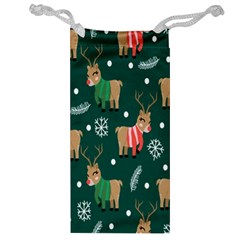 Cute Christmas Pattern Doodle Jewelry Bag