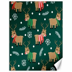 Cute Christmas Pattern Doodle Canvas 12  X 16  by Semog4