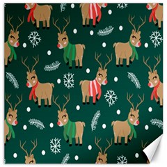 Cute Christmas Pattern Doodle Canvas 20  X 20  by Semog4