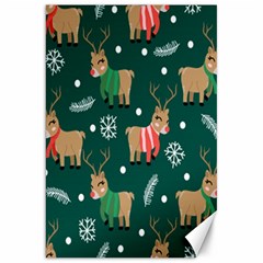 Cute Christmas Pattern Doodle Canvas 20  X 30  by Semog4