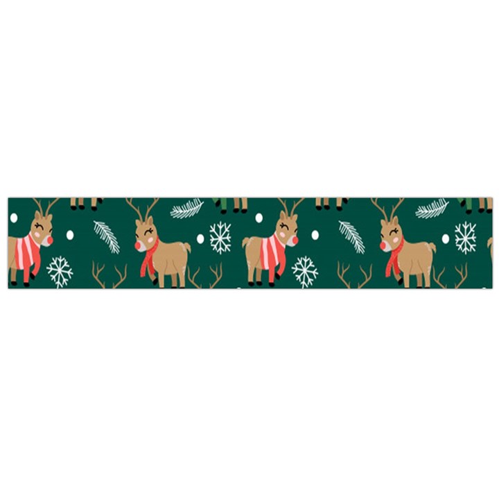 Cute Christmas Pattern Doodle Large Premium Plush Fleece Scarf 