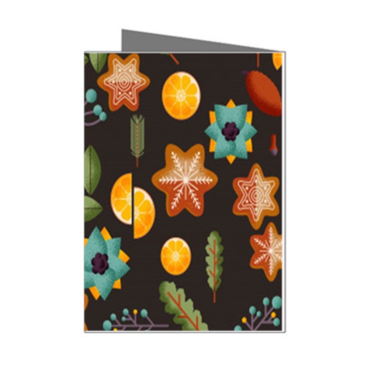 Christmas Seamless Pattern Mini Greeting Cards (Pkg of 8)